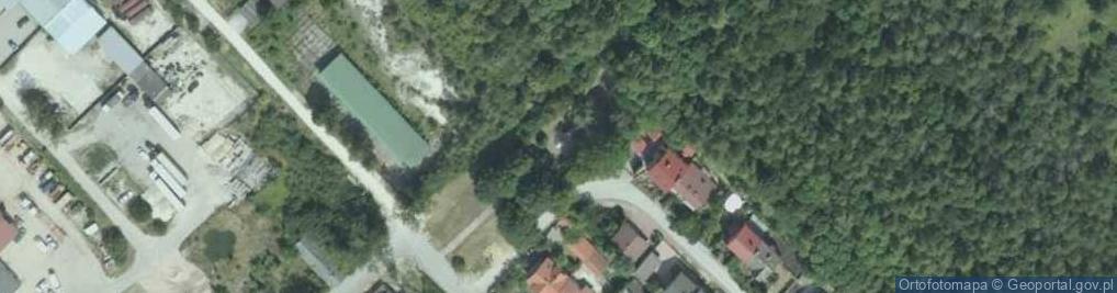 Zdjęcie satelitarne ku pamięci Harcerzy z Szarych Szeregów rozstrzelanych 1 lipca 1