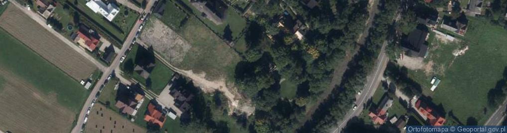 Zdjęcie satelitarne Mauzoleum Jana Kasprowicza
