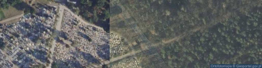Zdjęcie satelitarne Miejsce Pamięci - Mogiła
