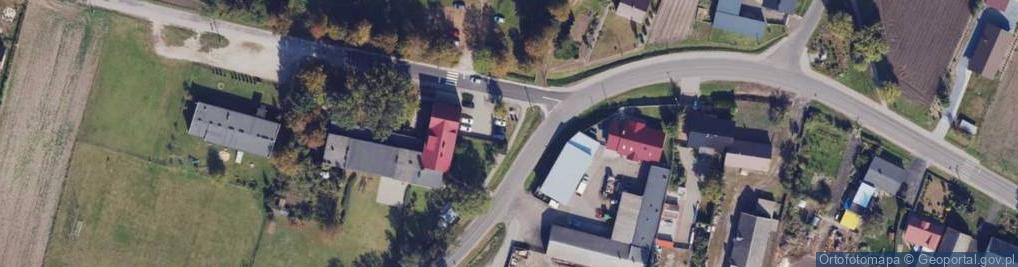 Zdjęcie satelitarne Mieszkańcom Sławska Wielkiego Ofiarom II Wojny Światowej