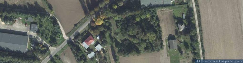 Zdjęcie satelitarne Mogiła Wojskowa z I Wojny Świat