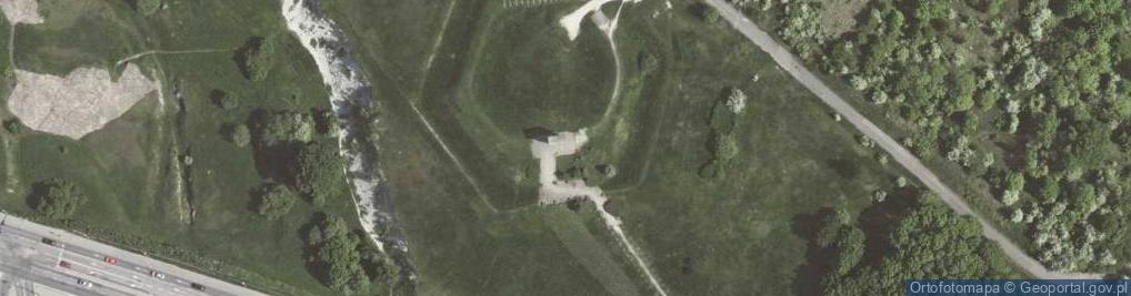 Zdjęcie satelitarne Ofiar Faszyzmu