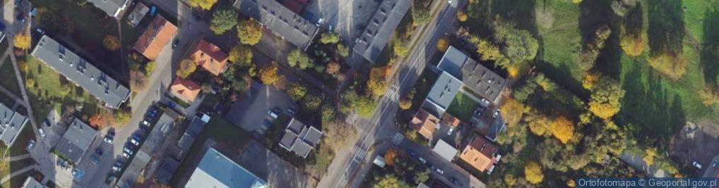Zdjęcie satelitarne Pamięci Antoniego Paproty i Wszystkich Ofiar Zbrodni Katyńskiej