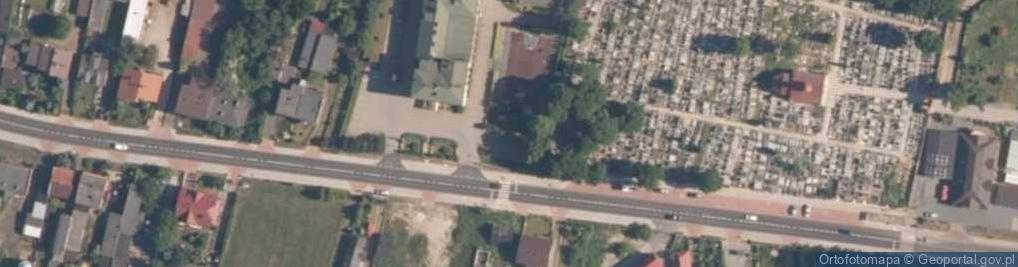 Zdjęcie satelitarne Pamięci Bohaterów Westerplatte