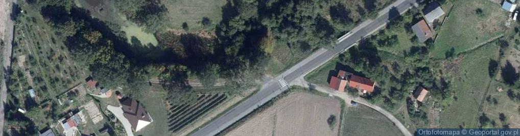 Zdjęcie satelitarne Pamięci Bolesława Chrobrego i Cesarza Ottona III