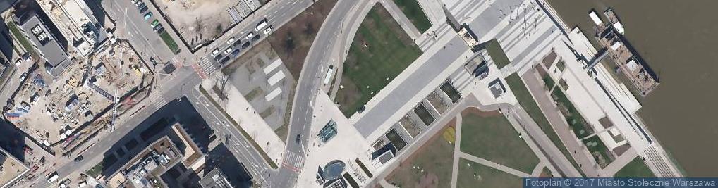 Zdjęcie satelitarne Pamięci Dowódców Obrony Elektrowni