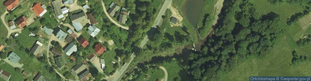 Zdjęcie satelitarne Pamięci Partyzantów