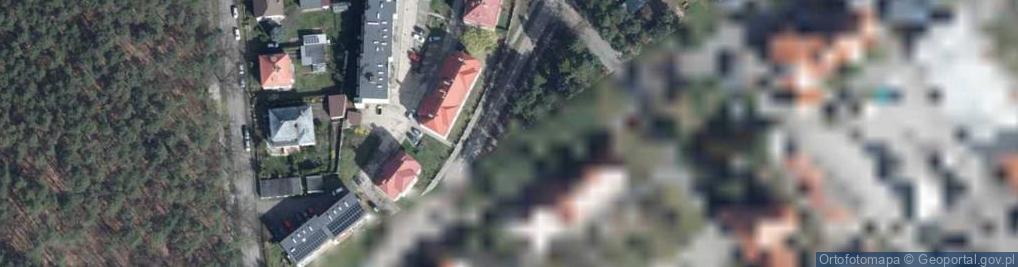 Zdjęcie satelitarne Pamięci Poległych za Polskość Ziemi Śląskiej