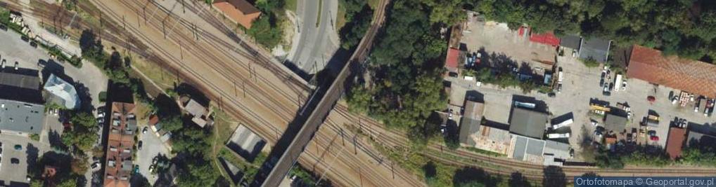 Zdjęcie satelitarne Pamięci rozstrzelanych w 1943 r.