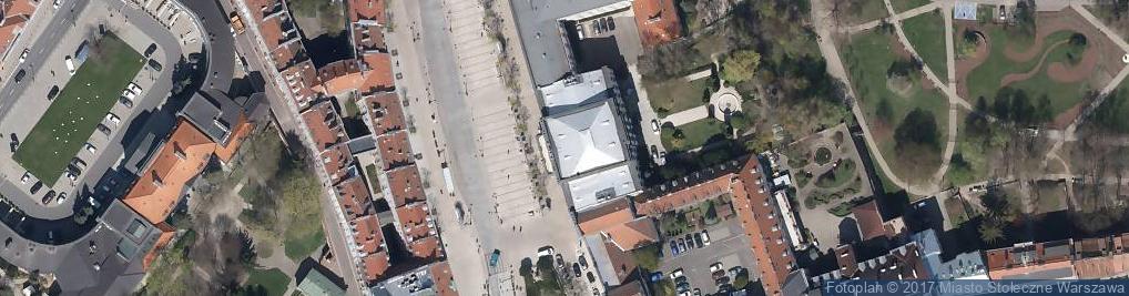 Zdjęcie satelitarne Pamięci rzezi wołyńskiej
