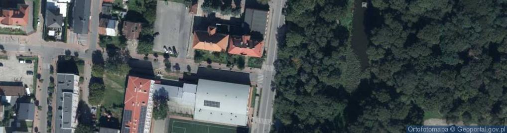 Zdjęcie satelitarne Pamięci Żydów z Radzynia Podlaskiego