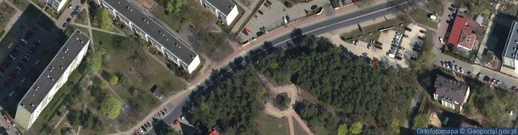 Zdjęcie satelitarne Park Jan Pawła II