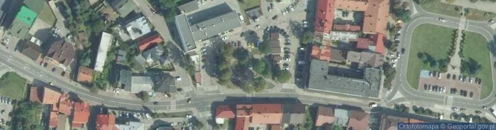 Zdjęcie satelitarne Partyzantom Ziemi Miechowskiej