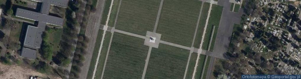 Zdjęcie satelitarne Poległym za wolność, ojczyznę i socjalizm