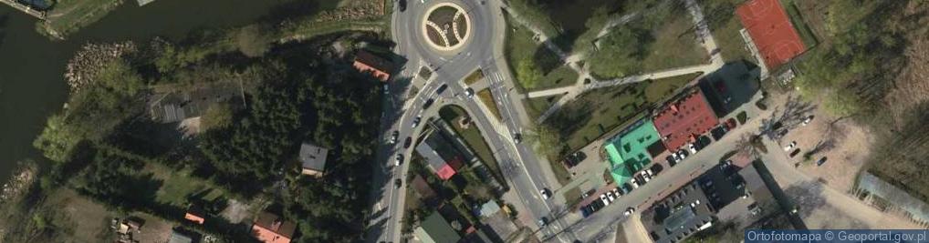 Zdjęcie satelitarne Poległym Żołnierzom NSZ