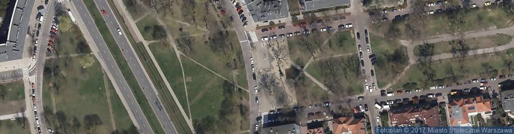 Zdjęcie satelitarne Pomnik 1 Dywizji Pancernej