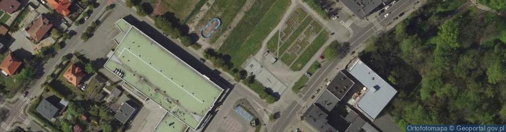 Zdjęcie satelitarne Pomnik Arki Bożka, uczestnika Powstań Śląskich