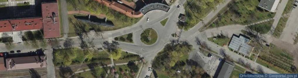 Zdjęcie satelitarne Pomnik Bitwy pod Oliwą