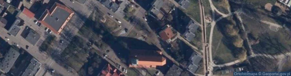 Zdjęcie satelitarne Pomnik błogosławionemu Janu Pawłu II