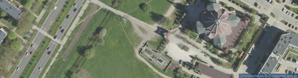 Zdjęcie satelitarne Pomnik - Grób Nieznanego Sybiraka