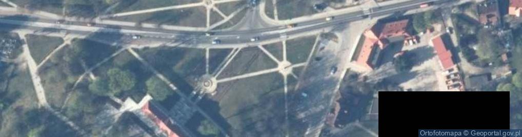 Zdjęcie satelitarne Pomnik Ignacego Krasickiego