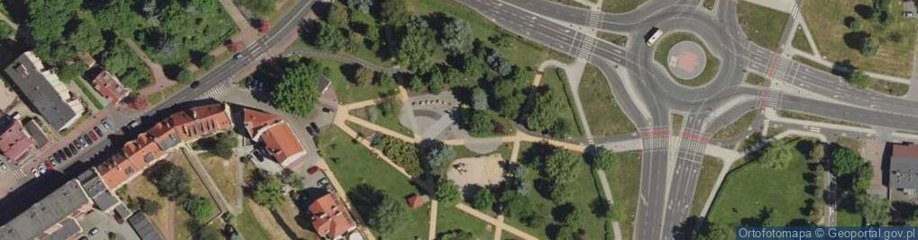 Zdjęcie satelitarne Pomnik Jana Wyżykowskiego