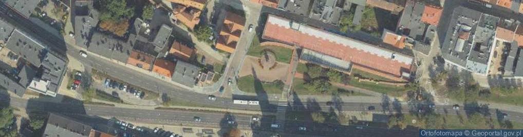 Zdjęcie satelitarne Pomnik Kazimierza Wielkiego