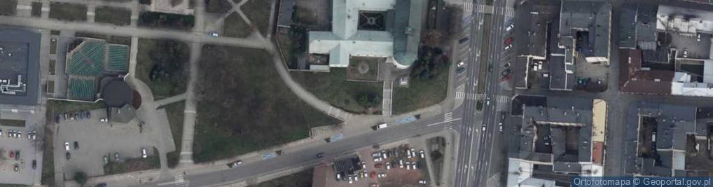 Zdjęcie satelitarne Pomnik ks. Jerzego Popiełuszki