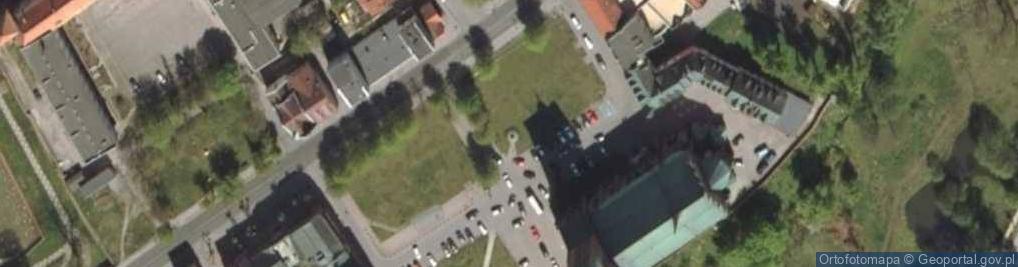 Zdjęcie satelitarne Pomnik Ks. Prałata Tadeusza Brandysa
