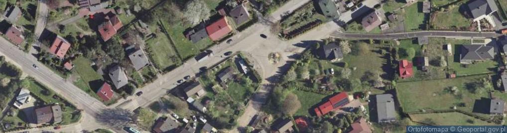 Zdjęcie satelitarne Pomnik ku czci 42 mieszkańców Dąbrowy Narodowej