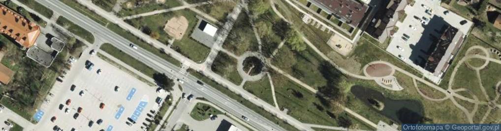 Zdjęcie satelitarne Pomnik ku czci Jana Pawła II