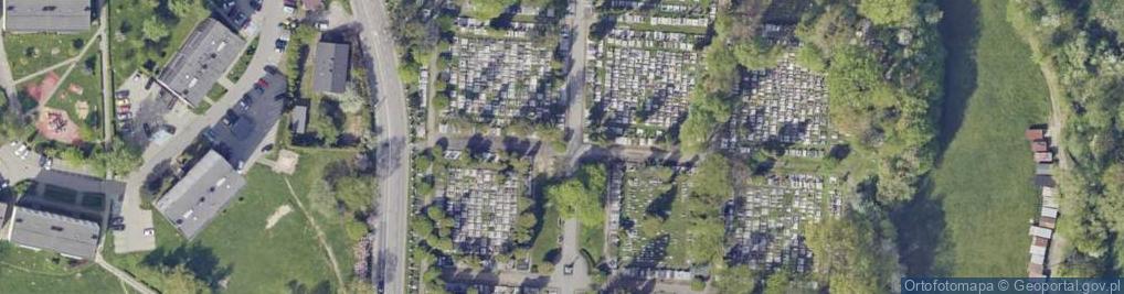 Zdjęcie satelitarne Pomnik ku czci Wincentego Zająca, Aurelii Zając, Bronisława Czu