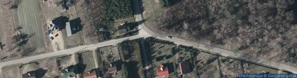Zdjęcie satelitarne Pomnik ku czci żołnierzy NSZ z oddziału Orła