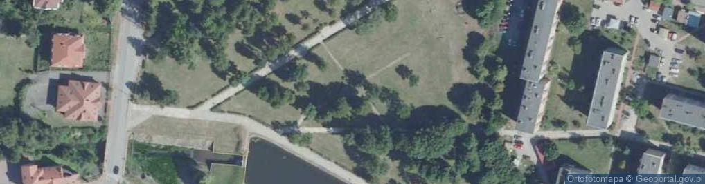 Zdjęcie satelitarne Pomnik ku pamięci pomordowanych