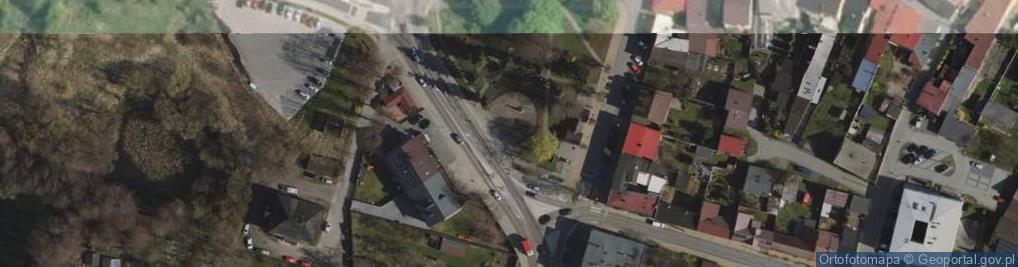 Zdjęcie satelitarne Pomnik Ludwika Gietyngiera w Żarkach