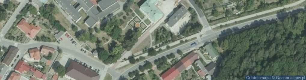 Zdjęcie satelitarne pomnik Marszałka Józefa Piłsudskiego