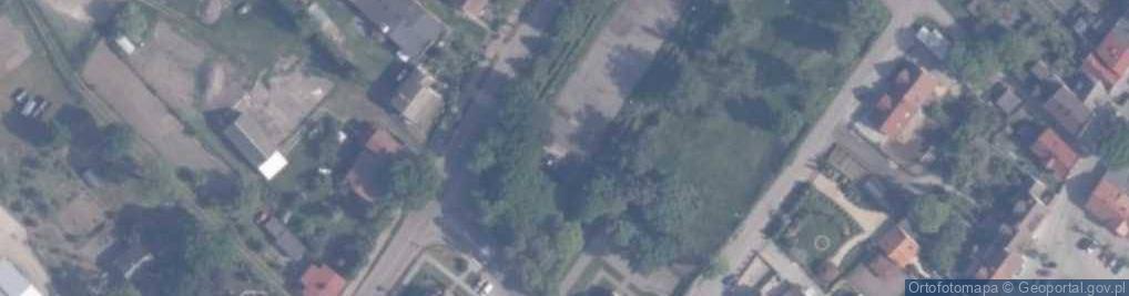 Zdjęcie satelitarne Pomnik na przypomnienie I wojny światowej