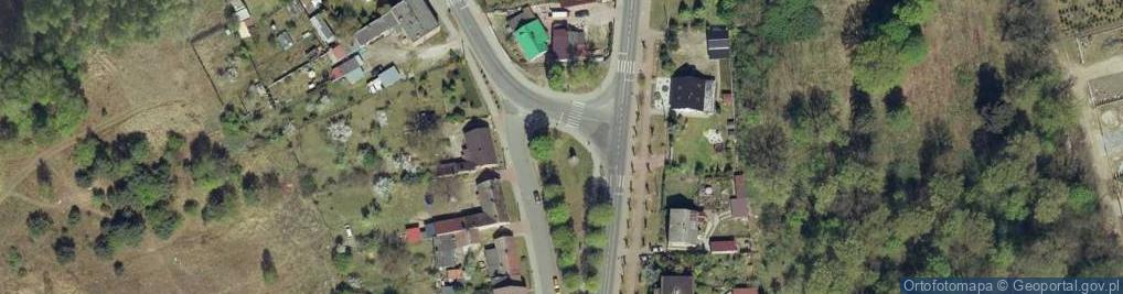 Zdjęcie satelitarne Pomnik niemieckich żołnierzy odsłonięty w 1925