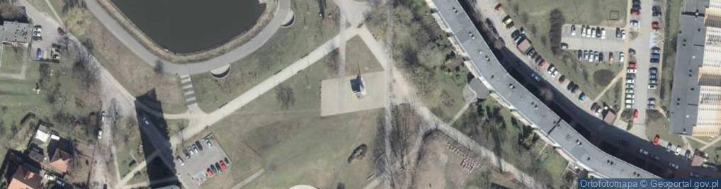 Zdjęcie satelitarne Pomnik Niepodległości