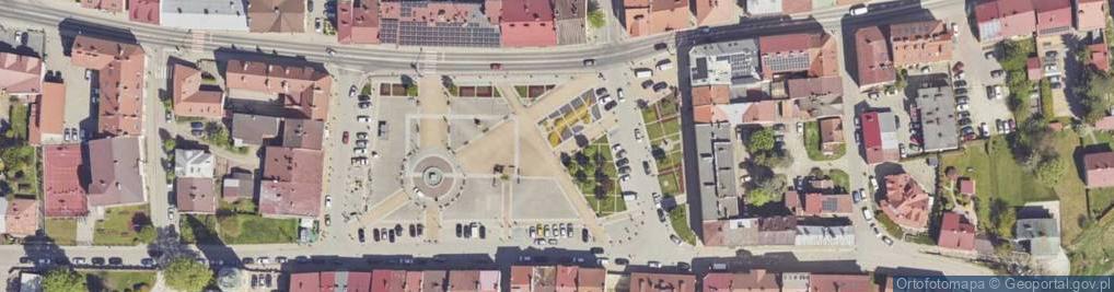 Zdjęcie satelitarne Pomnik Niepodległości
