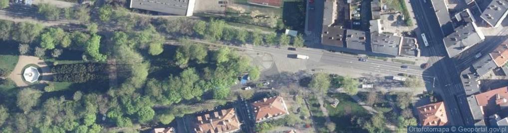 Zdjęcie satelitarne Pomnik Obrońców Miasta