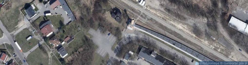 Zdjęcie satelitarne Pomnik Ofiar Getta Łódzkiego