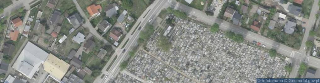 Zdjęcie satelitarne Pomnik Ofiarom Barbarzyństwa Hitlerowskiego 15 VII 1943