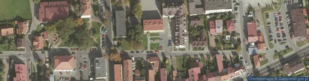 Zdjęcie satelitarne Pomnik Pamięci 700-lecia Strzyżowa