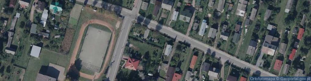 Zdjęcie satelitarne Pomnik Pamięci Ofiar Mieszkańców Gręzówki w II wojnie światowej