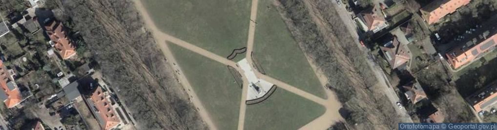 Zdjęcie satelitarne Pomnik papieża Jana Pawła II w Szczecinie