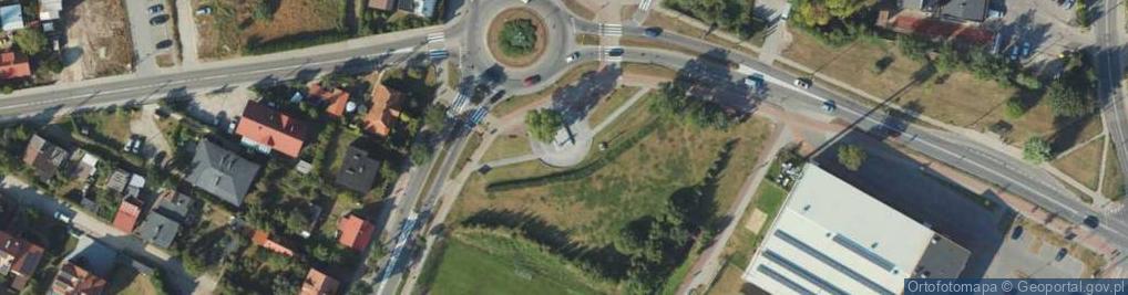 Zdjęcie satelitarne Pomnik Papieża Jana Pawła II