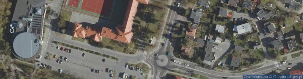 Zdjęcie satelitarne Pomnik Poległych