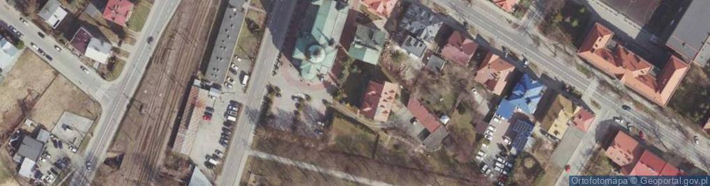 Zdjęcie satelitarne Pomnik Popiełuszki