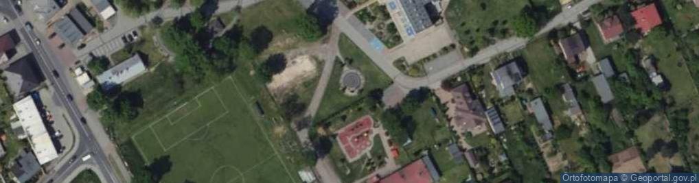 Zdjęcie satelitarne Pomnik poświęcony mieszkańcom gminy Konopiska, którzy polegli w